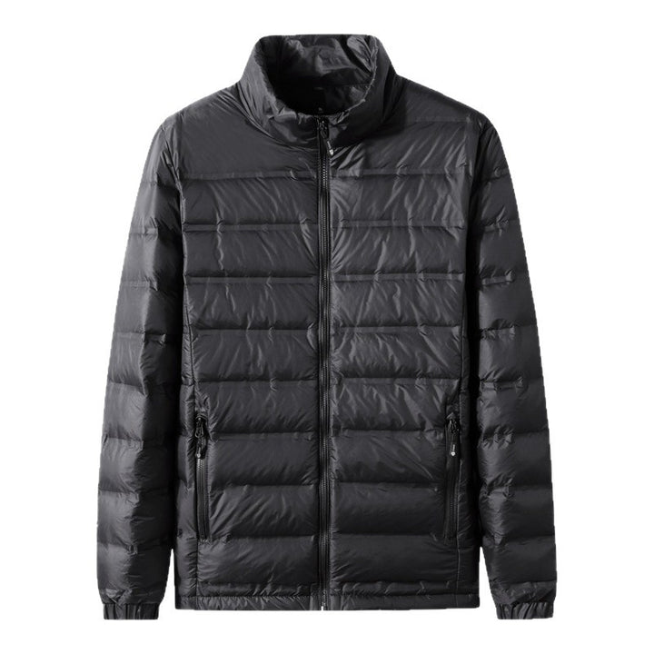 Herren Leichte gesteppte Thermojacke mit Stehkragen und Zwei-Wege-Reißverschluss Drune