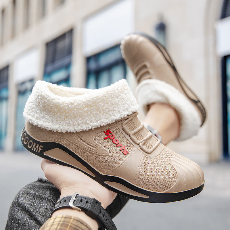 Herren Atmungsaktive Slip-On Freizeitsneaker mit verstärkter Zehenschutzkappe Drune
