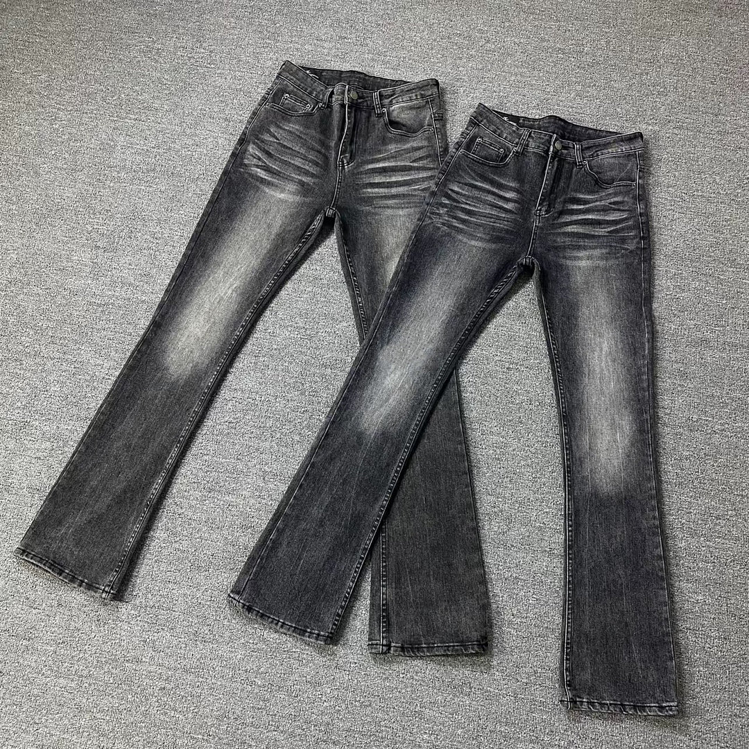 Damen Hochwertige Bootcut Jeans Drune