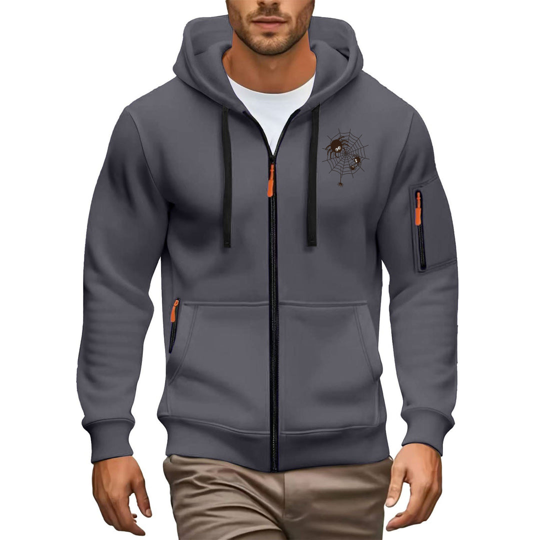 Herren Hochwertiger Zip-Hoodie Drune