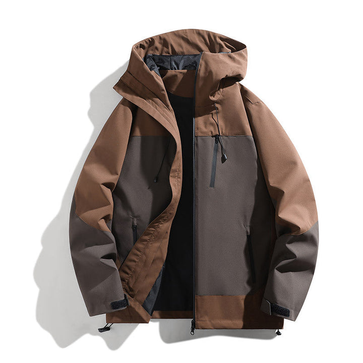 Damen technische Allwetterjacke mit vielseitigem Kapuzendesign und verstellbaren Belüftungsöffnungen Drune