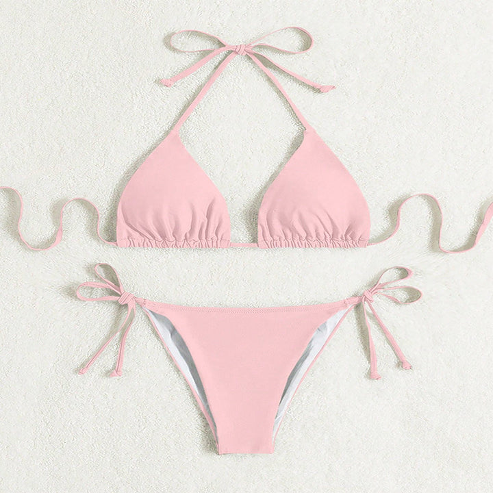 Damen Triangel-Bikini mit verstellbaren Schärpen Drune