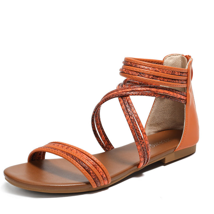 Damen Elegante Sommer Sandalen Drune