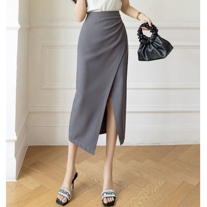 Damen eleganter Maxirock mit seitlichem Schlitz Drune