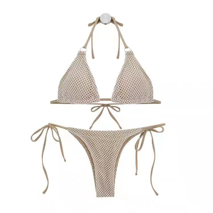Damen Netz-Bikini-Set mit verstellbaren Trägern und hochwertiger Verarbeitung Drune