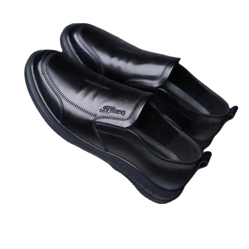 Herren Bequeme Leder Slipper Drune