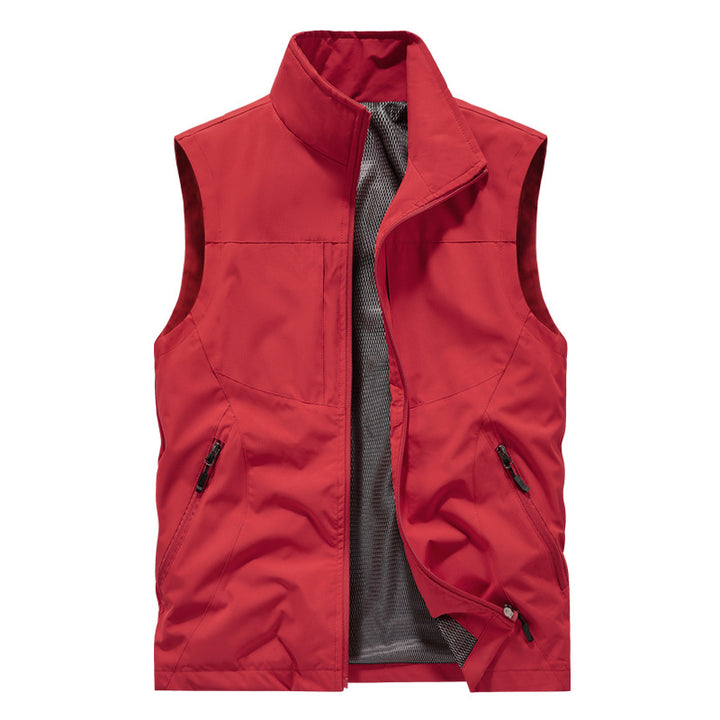 Damen atmungsaktive Softshell-Weste mit Stehkragen und taillierter Schnittführung Drune