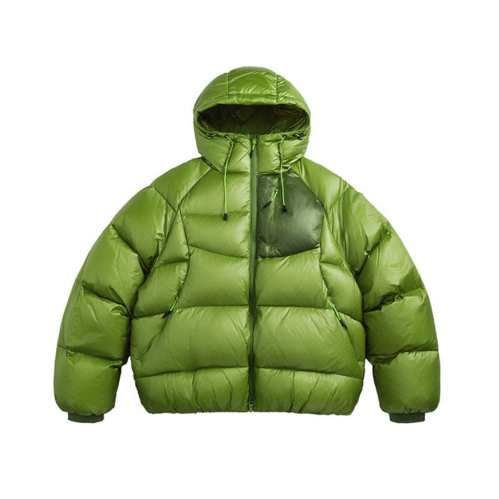Unisex Stepp-Daunenjacke mit Kapuze und leichter Wärmeisolierung Drune