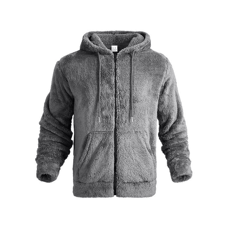 Herren Fleecejacke mit Kapuze und weichem Innensof Drune