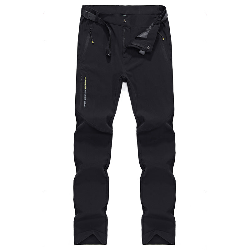 Damen Stretch-Softshell Outdoorhose mit vorgeformten Knien, verstellbarem Bund und Reißverschlusstaschen Drune