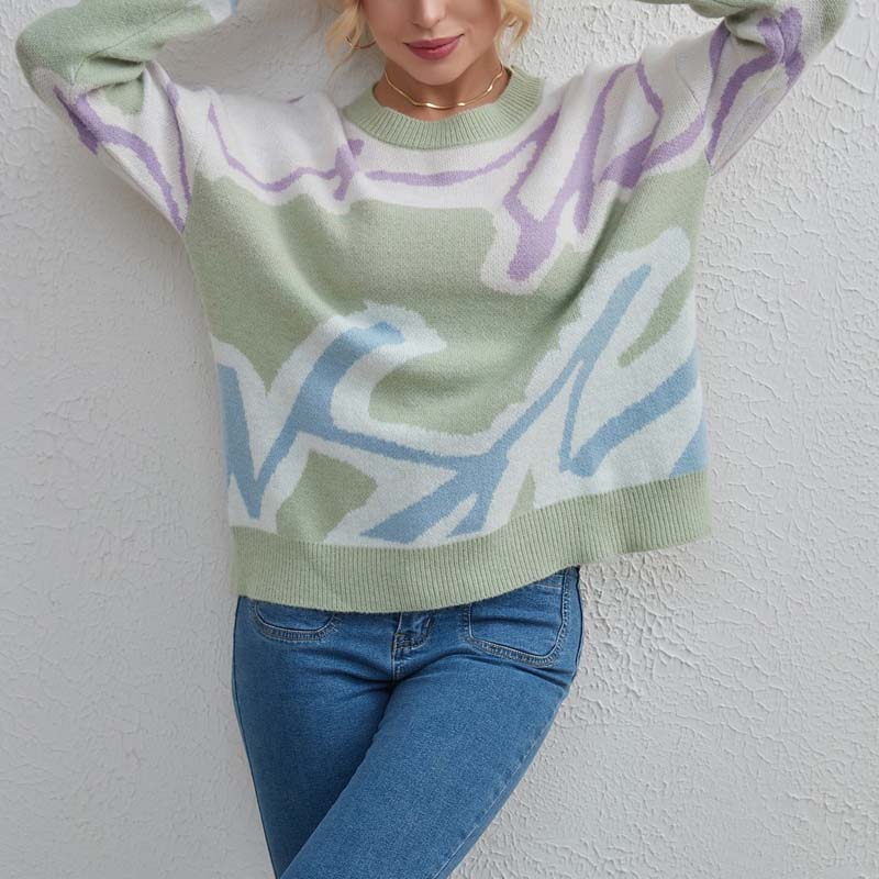 Drune | Pullover mit Farbblock