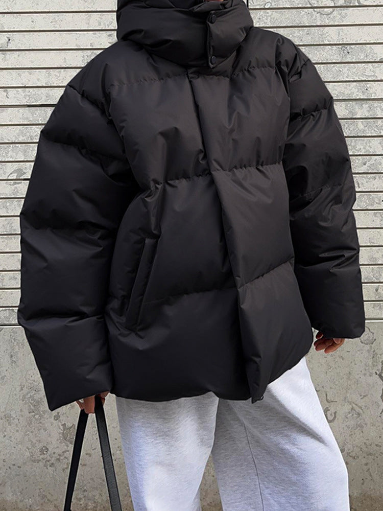 Damen Pufferjacke mit hohem Kragen und seitlichen Eingrifftaschen Drune
