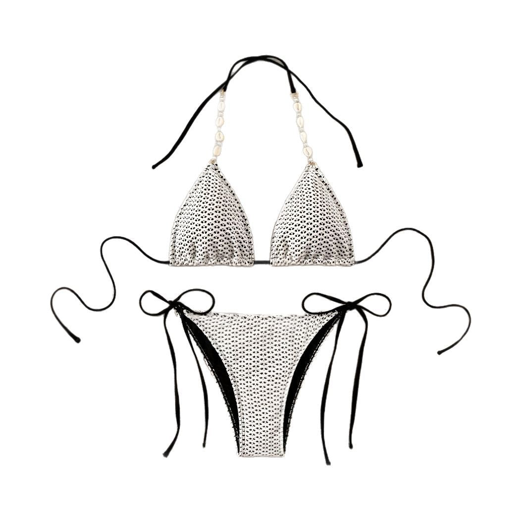 Damen Triangel-Bikini mit Muscheldetails Drune