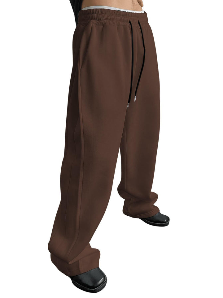 Herren nan lockere Oversize Jogginghose mit elastischem Bund und Kordelzug Drune