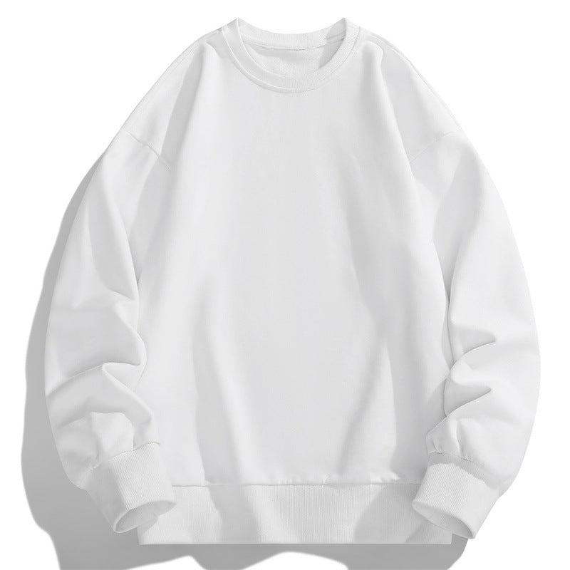 Herren Oversize Rundhals-Sweatshirt mit Rippbündchen und dropped-shoulder Schnitt Drune
