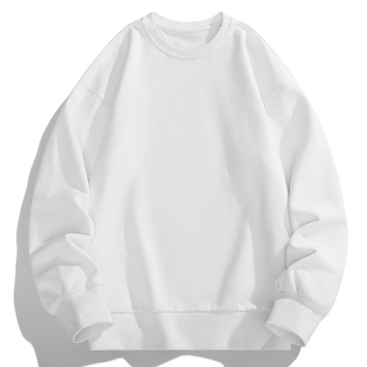 Herren Oversize Rundhals-Sweatshirt mit Rippbündchen und dropped-shoulder Schnitt Drune