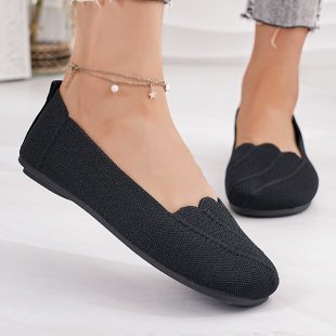 Damen Ballerinas mit eleganter Wellenkante und bequemer Fußbettgestaltung Drune