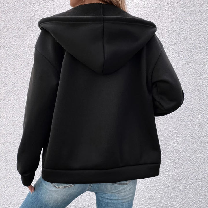 Damen Gemütliche Kapuzenjacke Drune