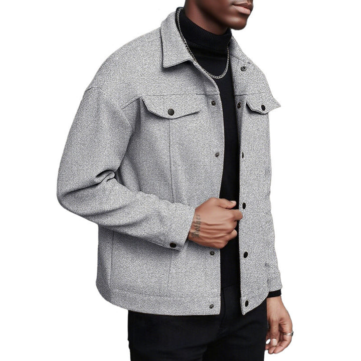Herren weiche und modische Overshirtjacke Drune