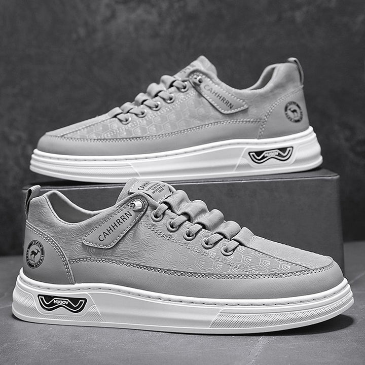 Herren Lässige Low-Top Sneaker mit geprägter Wabenstruktur und dämpfender Plateausohle Drune
