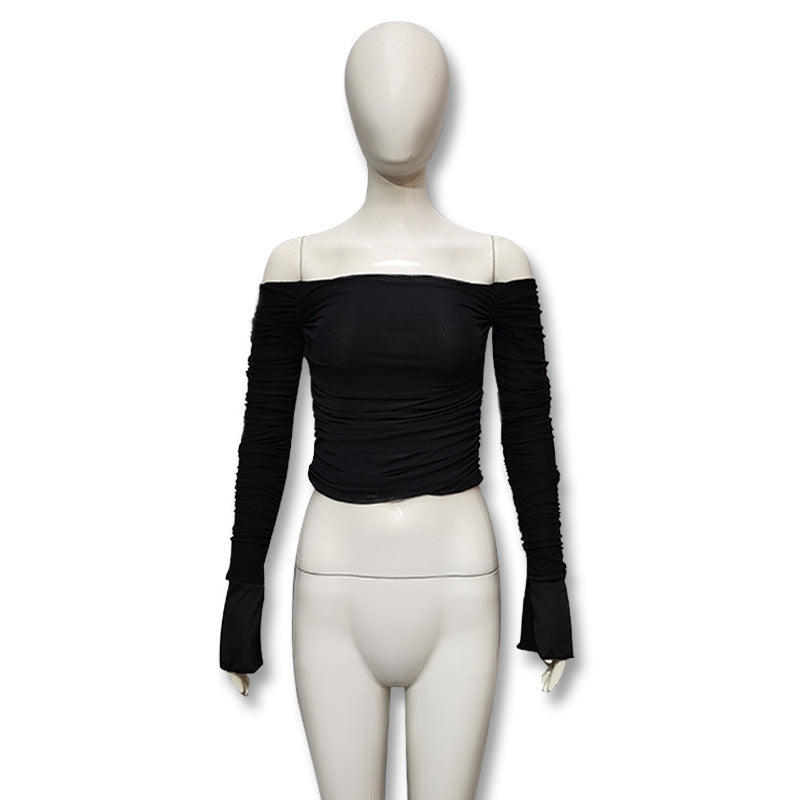 Damen modische Langarmbluse Drune