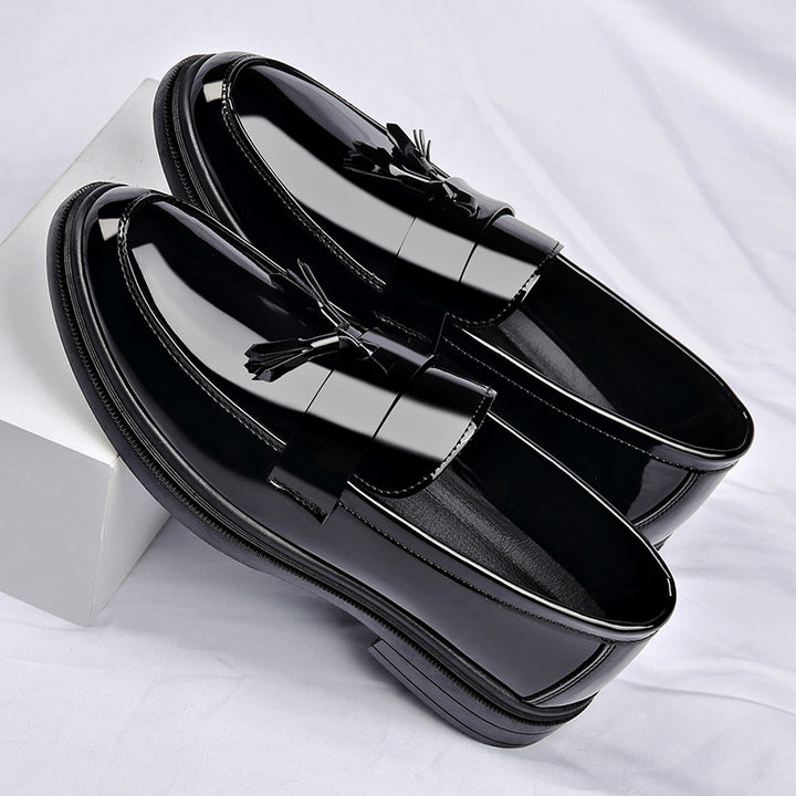 Herren Quasten Slipper mit glänzendem Finish Drune