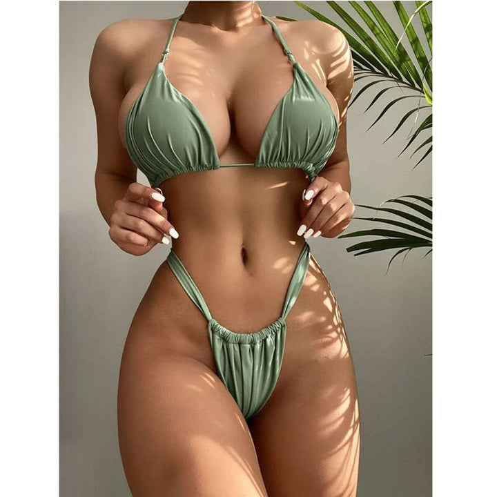 Damen Triangel-Bikini mit hohem Beinausschnitt Drune
