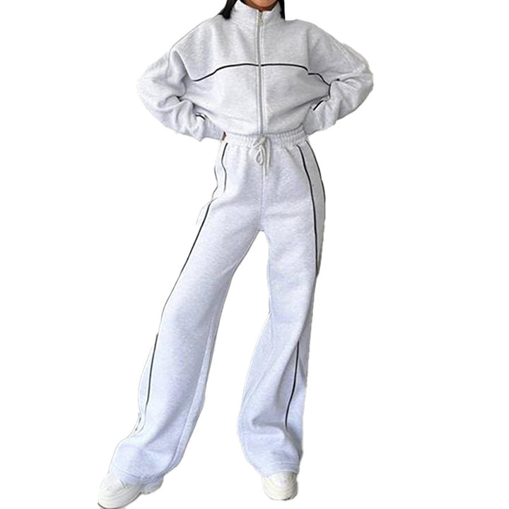 Damen Sportliches Set mit weichem Material und hohen Beininserts Drune