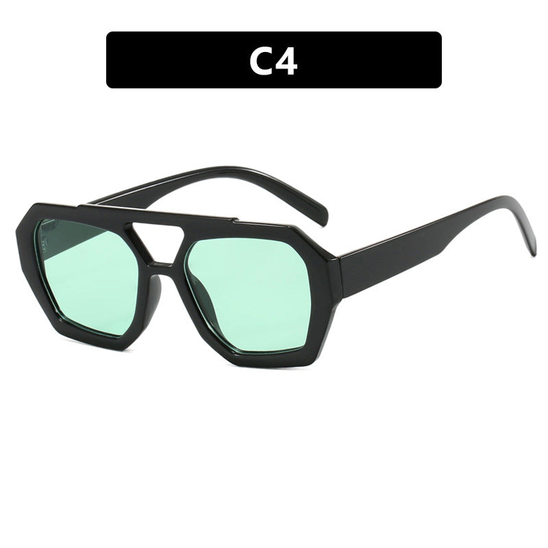 Drune | Unregelmäßige Doppelstrahl-Sonnenbrille