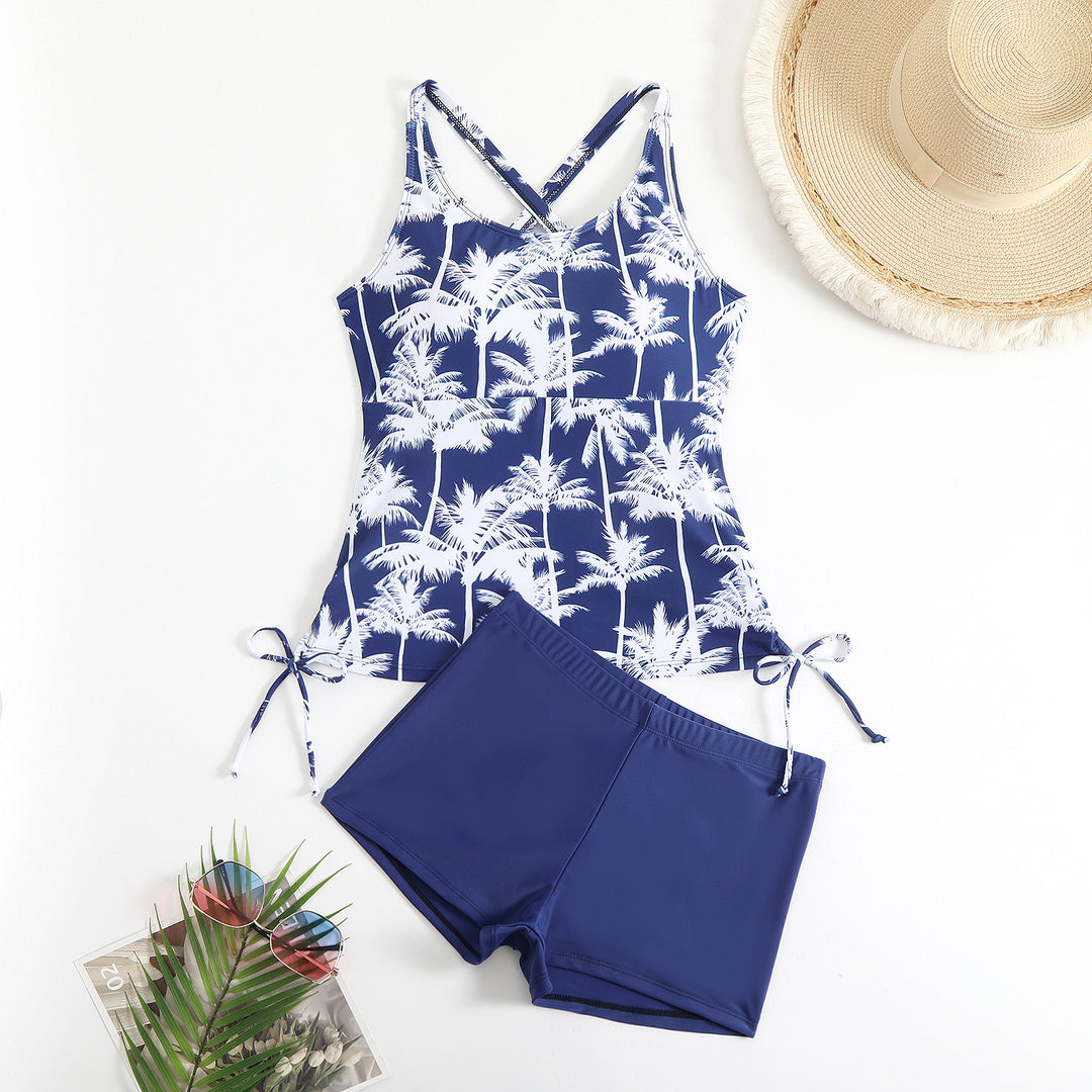 Damen Tankini-Oberteil mit sportlichen Shorts Drune