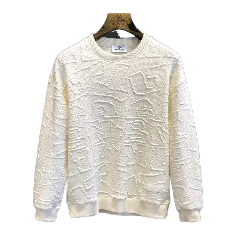 Damen Modischer Sweater mit 3D-Struktur Drune