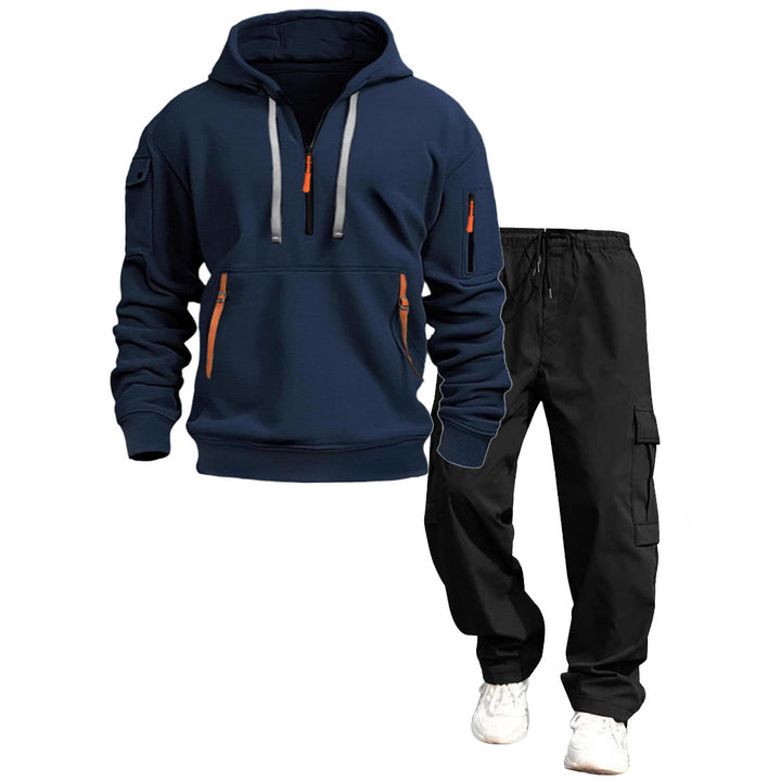 Herren lässiger Kapuzenpullover und Jogginghose Drune