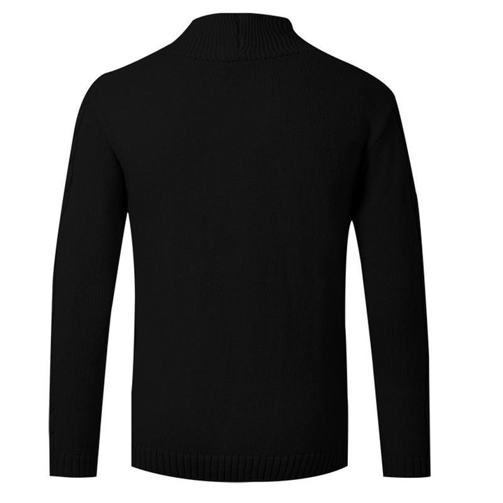 Herren Strickcardigan mit Schalkragen, Zopfmuster und Knopfleiste Drune