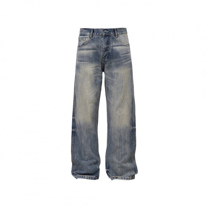 Damen Weit geschnittene Vintage Denim-Jeans Drune