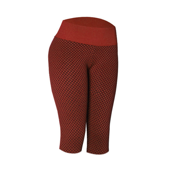 Damen Hochgeschnittene Sportleggings mit Nahtdesign Drune