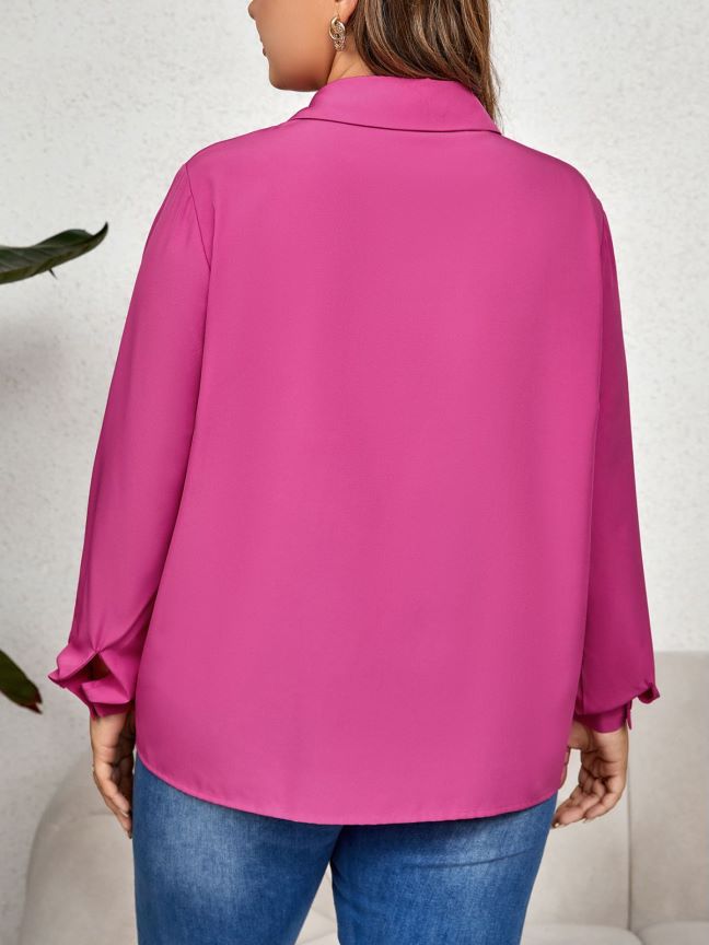 Damen Bluse mit einzigartigem Lochmuster und eleganten Details Drune