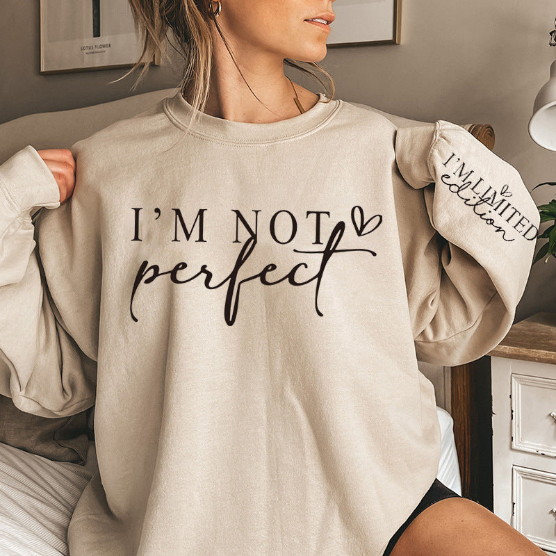 Damen Oversized Sweater mit Aufdruck und begrenzter Edition Drune