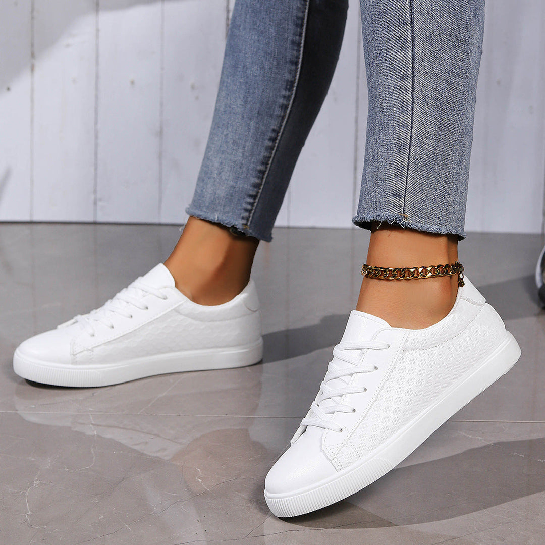 Damen atmungsaktive Sneaker mit strukturierter Oberflächenverarbeitung Drune
