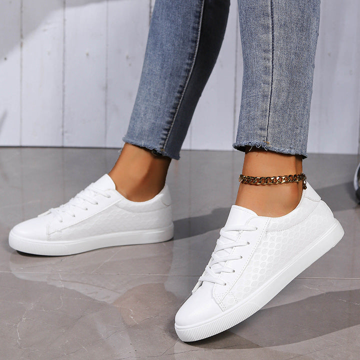 Damen atmungsaktive Sneaker mit strukturierter Oberflächenverarbeitung Drune