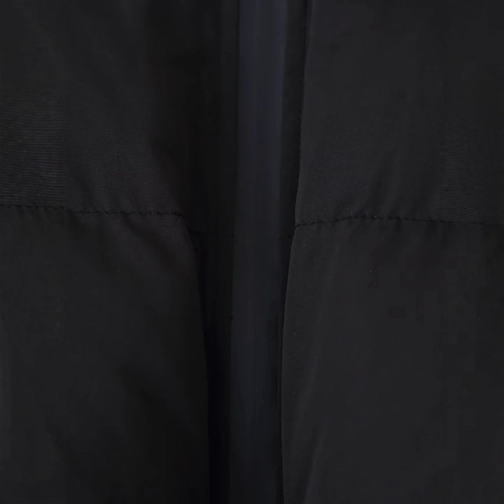 Damen modische cropped Daunenjacke mit hohem Kragen und praktischen Taschen Drune