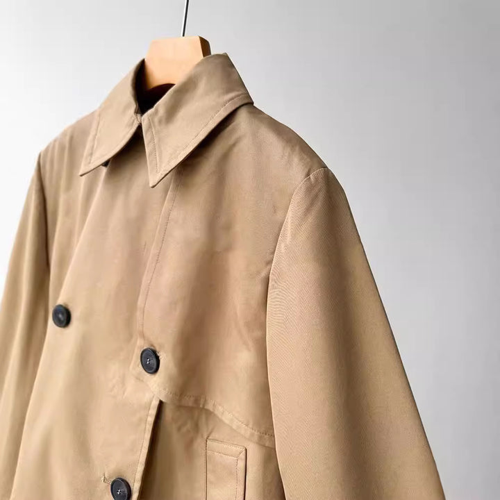 Damen Modische und modifizierbare Trenchjacke Drune