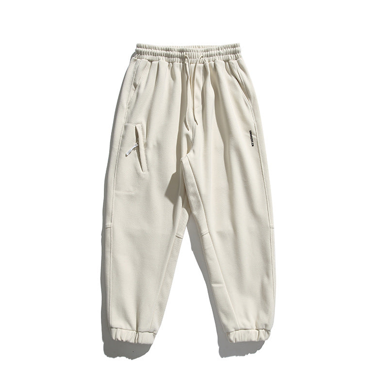 Unisex Weite Jogginghose im Oversize‑Cut mit elastischem Bund, Knie‑Paneel und gerippten Saumbündchen Drune