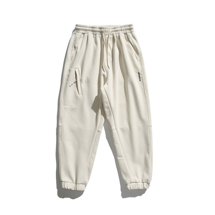 Unisex Weite Jogginghose im Oversize‑Cut mit elastischem Bund, Knie‑Paneel und gerippten Saumbündchen Drune