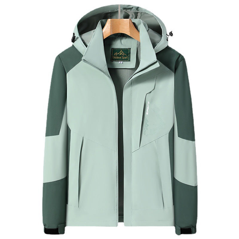 Damen Kapuzen-Softshelljacke wind- und wasserabweisend atmungsaktiv Drune