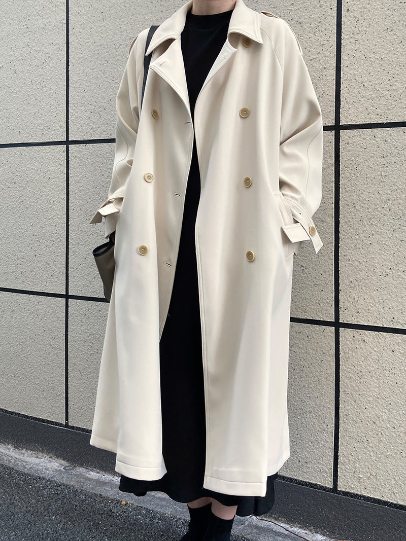 Drune | Lässiger, Britischer Stil Lockerer, mittellanger Trenchcoat