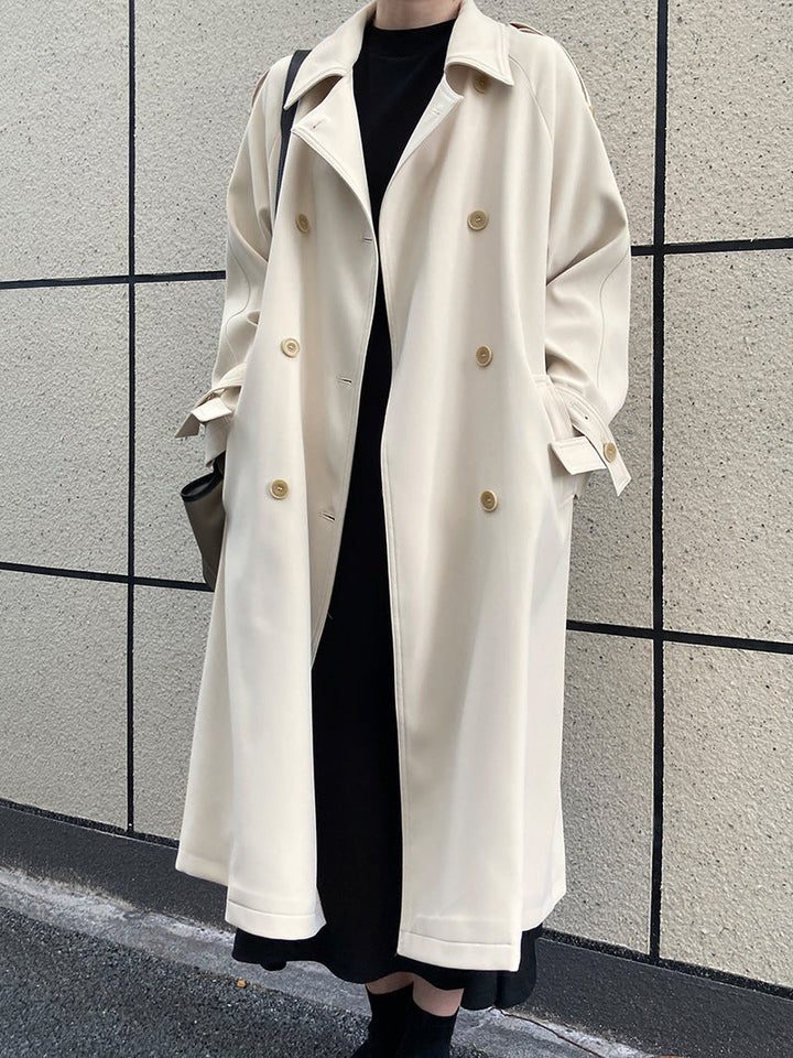 Drune | Lässiger, Britischer Stil Lockerer, mittellanger Trenchcoat