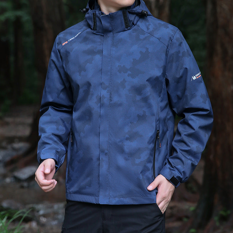 Herren wetterfeste Outdoor-Jacke Drune