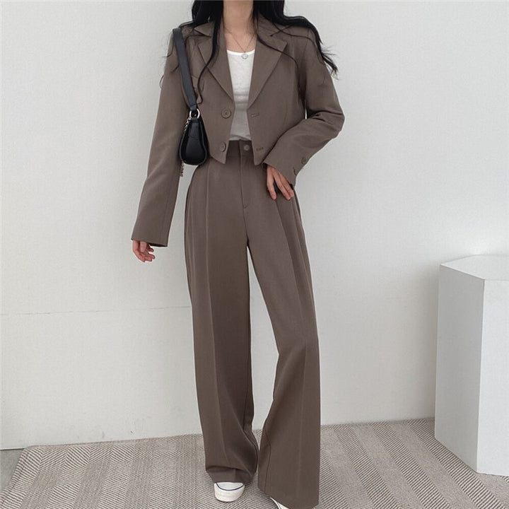 Damen Trendiger Kurzblazer Drune