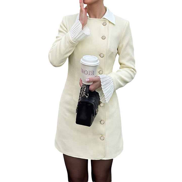 Damen Eleganter Blazer mit Knopfdetails Drune