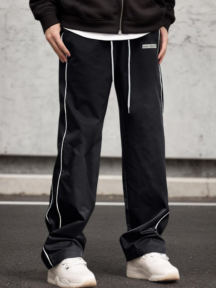 Herren Sportliche Freizeithose mit seitlichen Kontraststreifen Drune